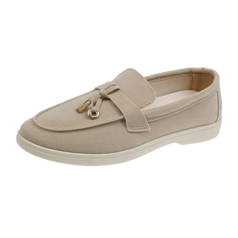 Mocassins Femme en Daim – biege