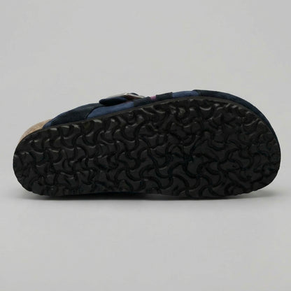 Sabots Femme en Daim – Motif Vagues