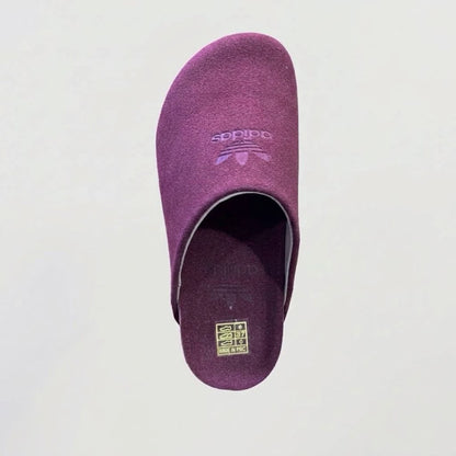 Sabot Femme en Daim – Violet, Semelle Liège