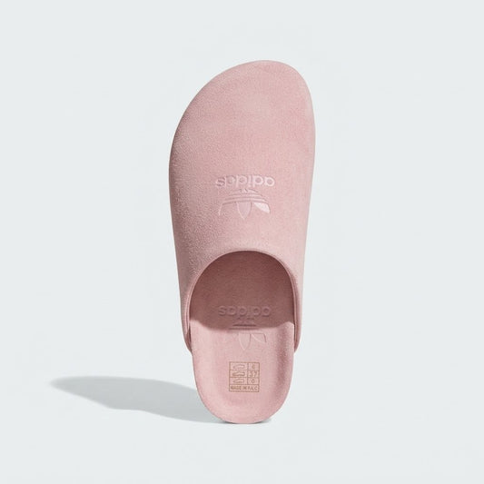 Sabot Femme en Daim – Rose Poudré, Semelle Liège